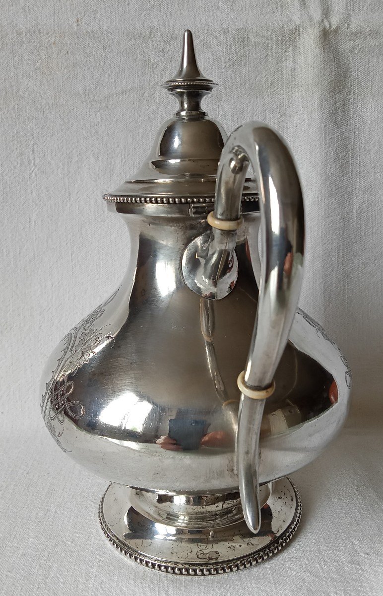 German Sterling Silver Teapot. Schwäbisch Gmünd 1850 Dominik Koett-photo-1