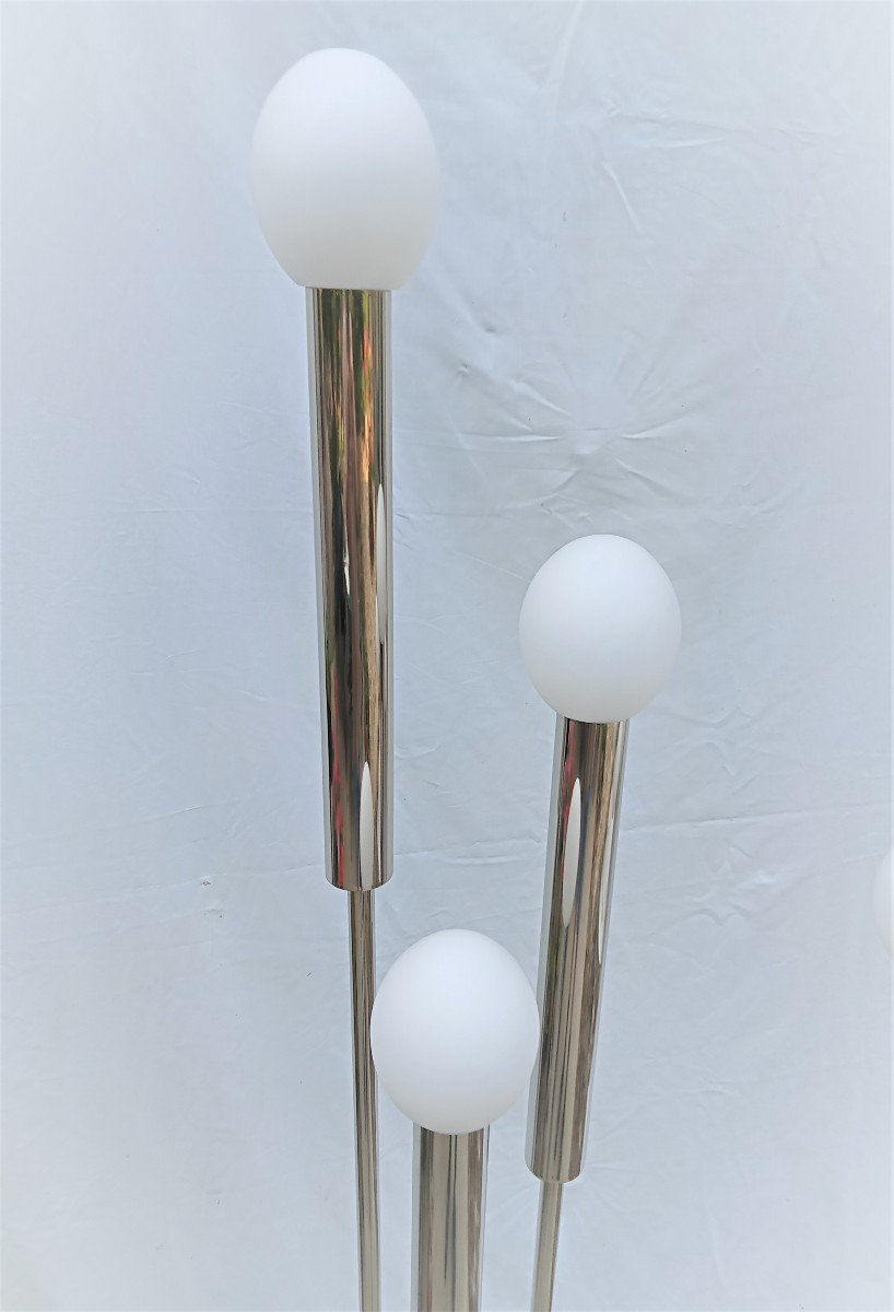 Lampadaire lustre Gaetano Sciolari vintage 1960 1970-photo-4