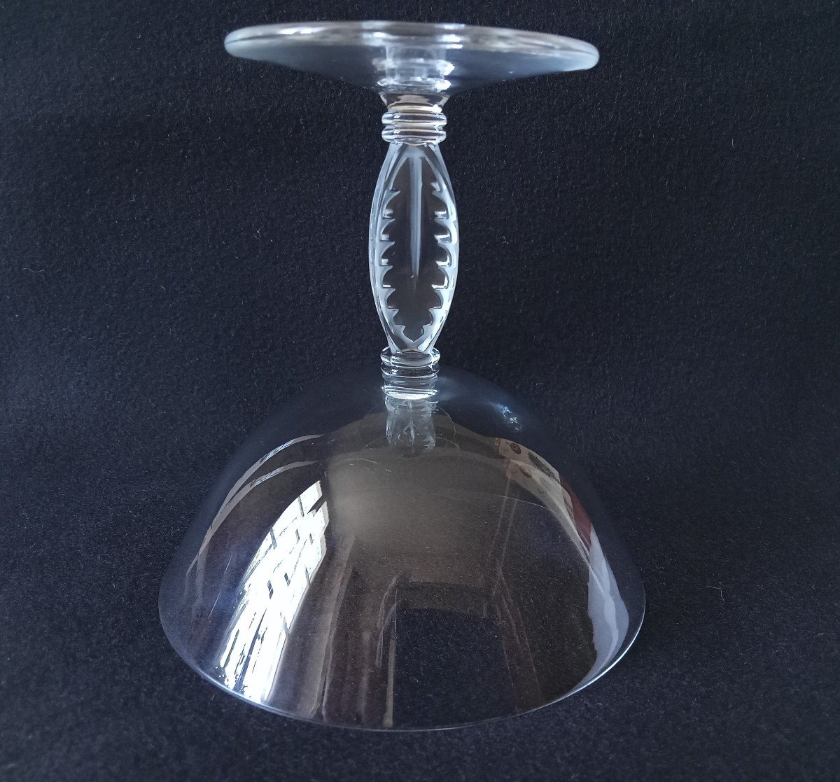 Lalique France coupe champagne Fontainebleau en cristal-photo-3
