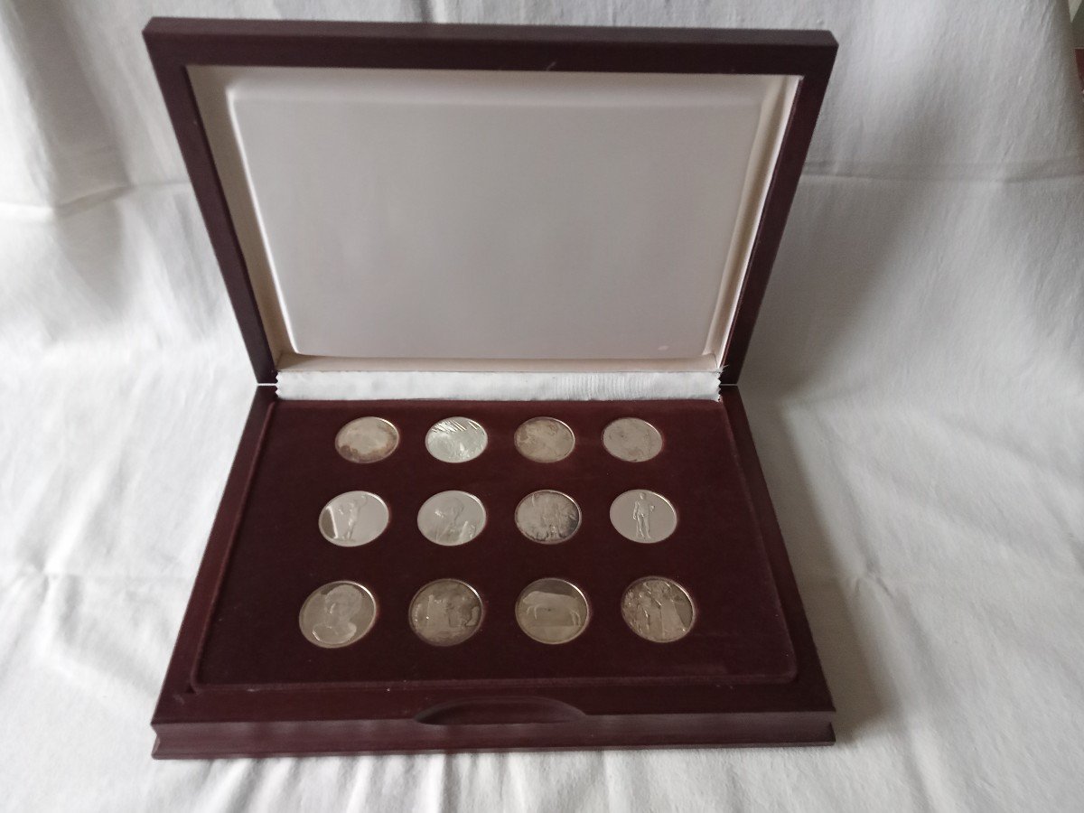 Medals The Treasures Of Pompeii Silver Medal 12 Silver Medals