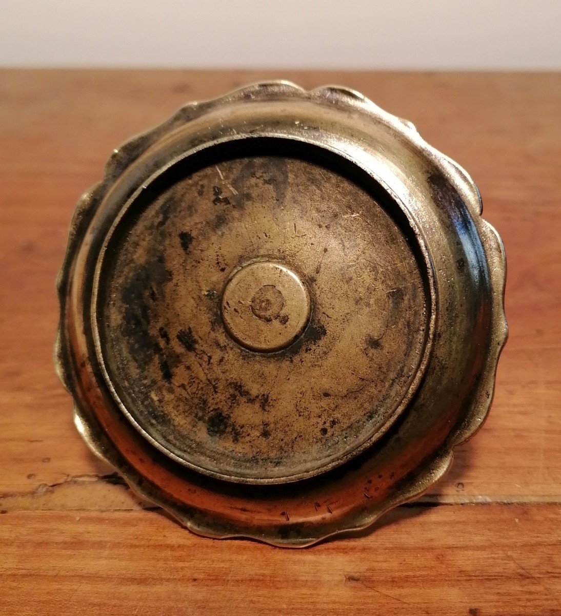 Bougeoir de tric trac ou de voyage  du XVIIIéme siècle.. -photo-3