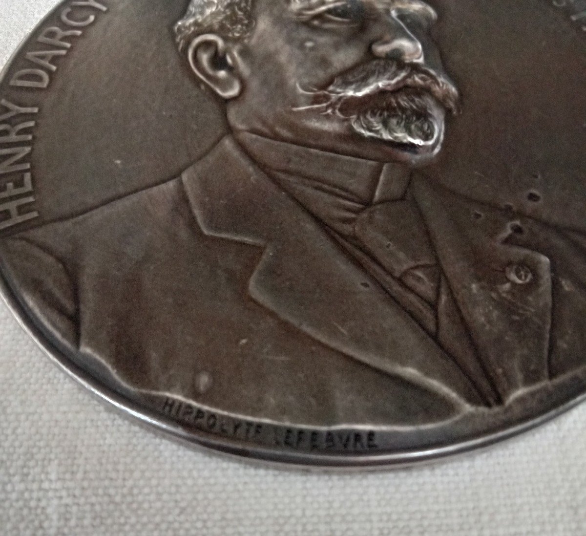 Médaille Comité des Houillères de France 1886 1911 argent massif  -photo-3