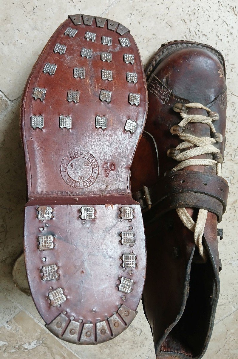 “le Trappeur” Boots Never Worn. New, Museum Condition. 1960-photo-5