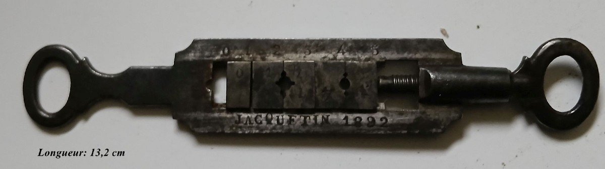 Gunsmith's Wrought Iron Filing Plate. Circa 1888-photo-3