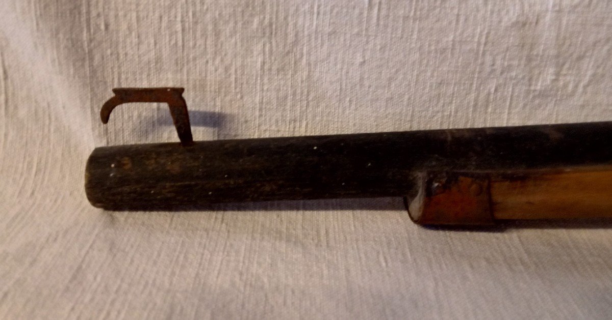 Fusil bataillon scolaire Gombier à Valence en bois. Fin XIXème siècle -photo-5