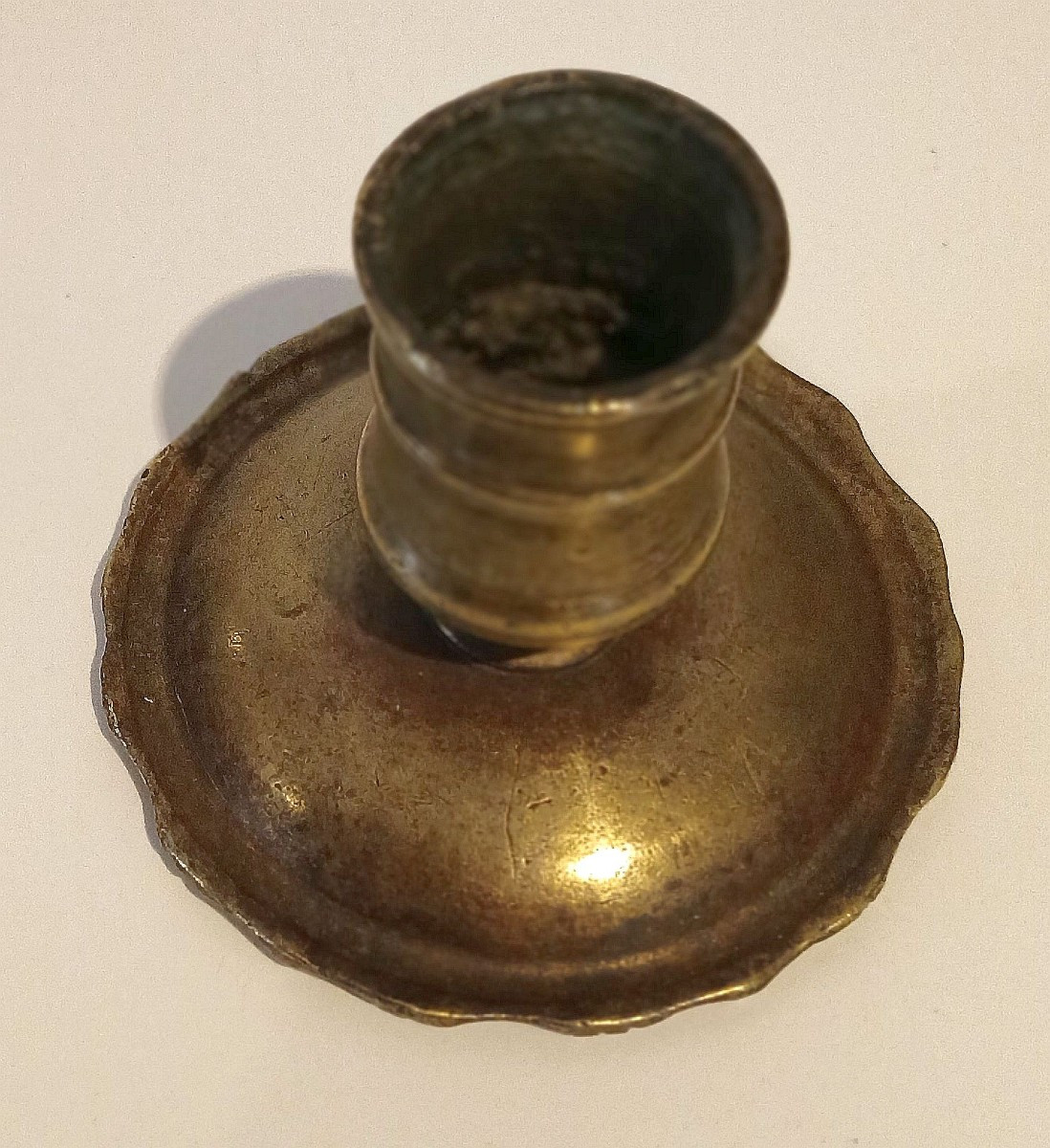 Travel Or Backgammon Candlestick. 18th Century -photo-4