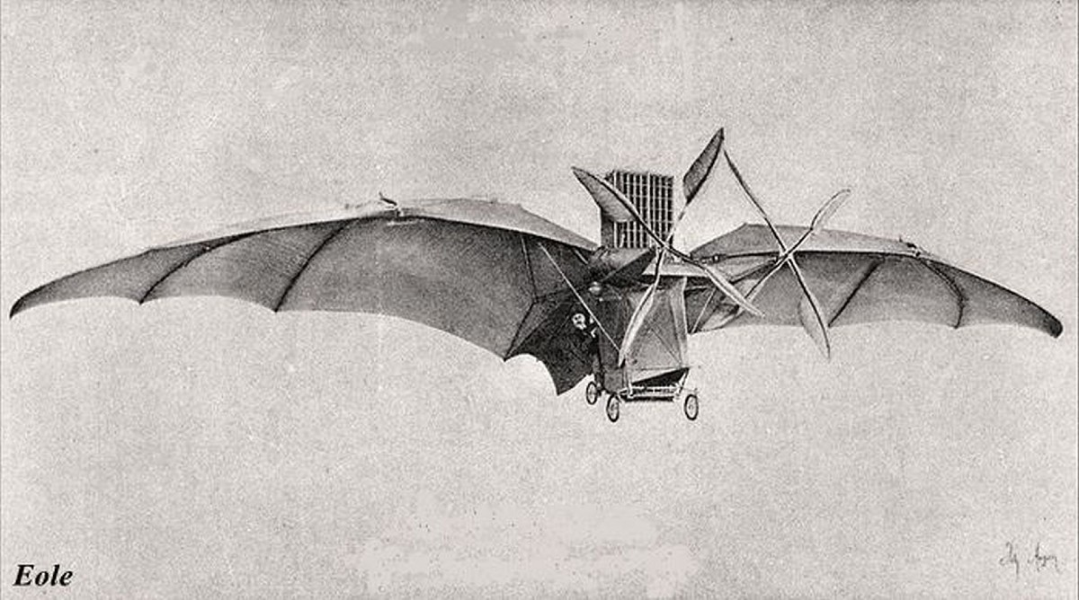 Business Card Of Clément Ader: The Father Of Aviation.-photo-2