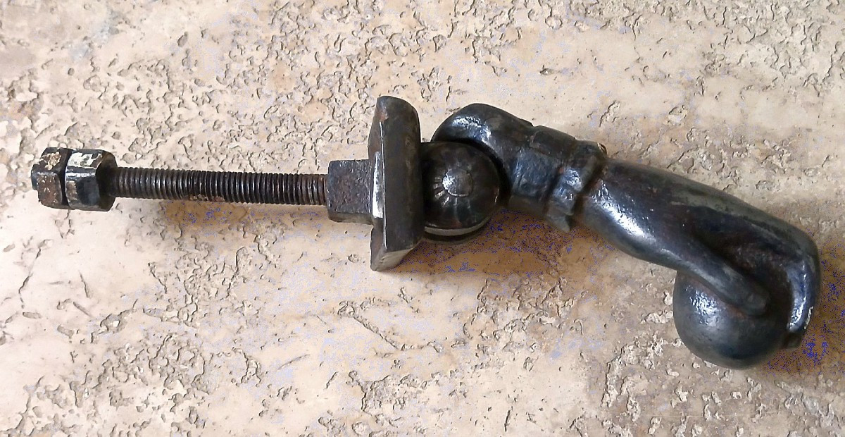 Cast Iron Door Knocker, 19th Century-photo-2