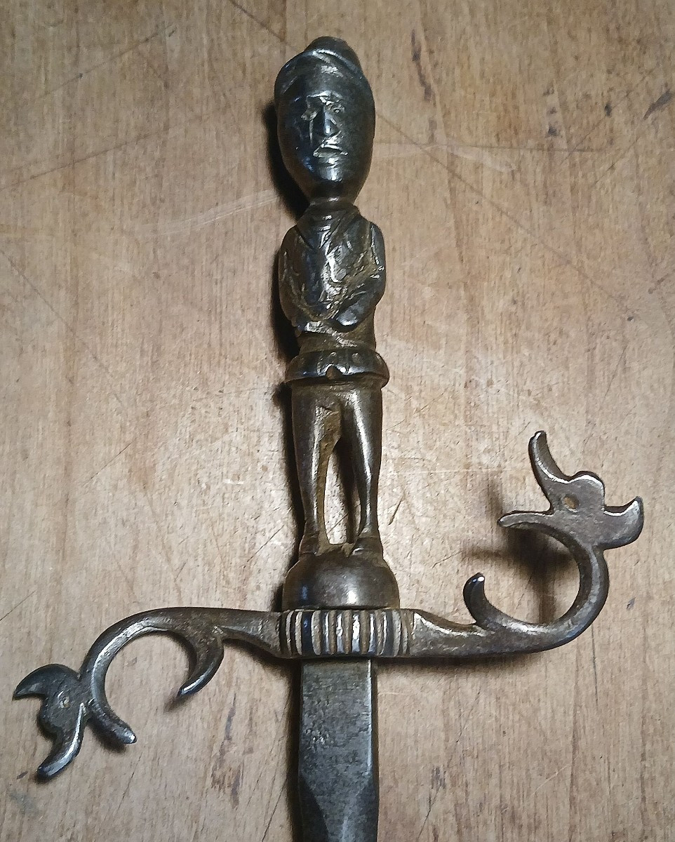 Dague italienne (stiletto) du XVIIéme siècle -photo-2