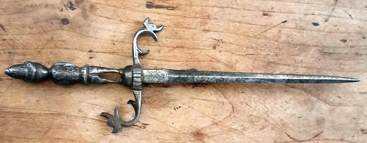 Dague italienne (stiletto) du XVIIéme siècle -photo-5