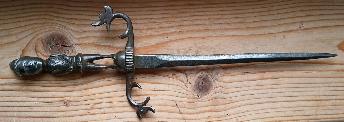 Dague italienne (stiletto) du XVIIéme siècle -photo-7