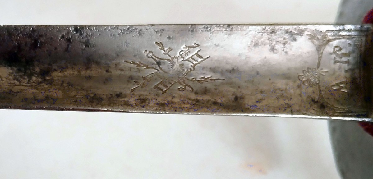 Épée de cour dite « de deuil ». Deuxième partie du XVIIIéme siècle.-photo-2