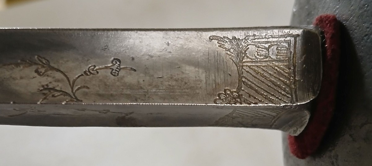 Épée de cour dite « de deuil ». Deuxième partie du XVIIIéme siècle.-photo-4