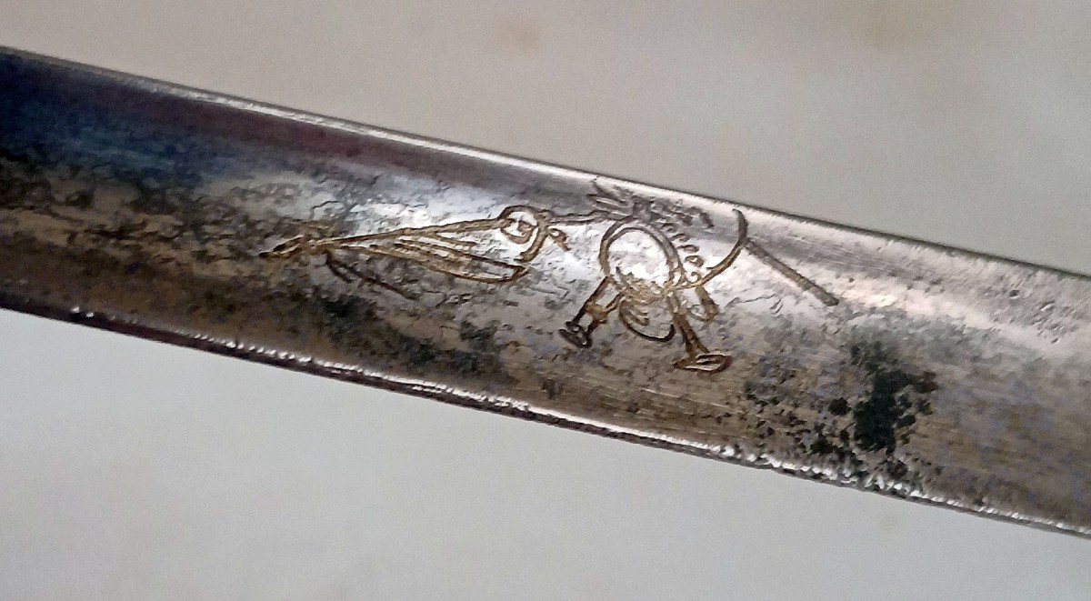 Épée de cour dite « de deuil ». Deuxième partie du XVIIIéme siècle.-photo-1