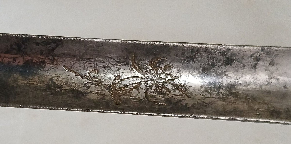 Épée de cour dite « de deuil ». Deuxième partie du XVIIIéme siècle.-photo-2