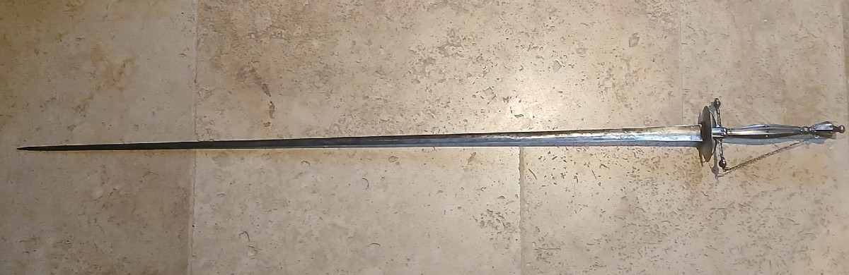 Court Sword Known As “mourning Sword”. Second Half Of The 18th Century.-photo-7