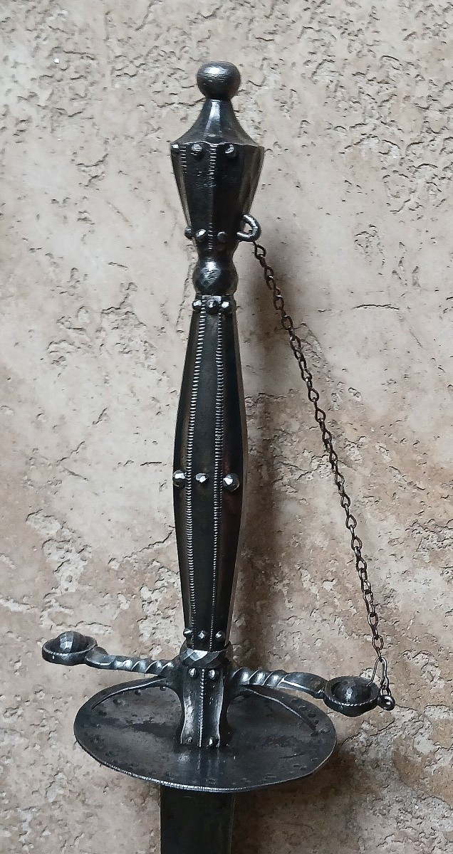 Court Sword Known As “mourning Sword”. Second Half Of The 18th Century.-photo-8