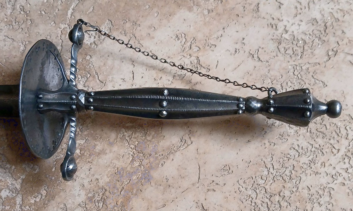 Court Sword Known As “mourning Sword”. Second Half Of The 18th Century.