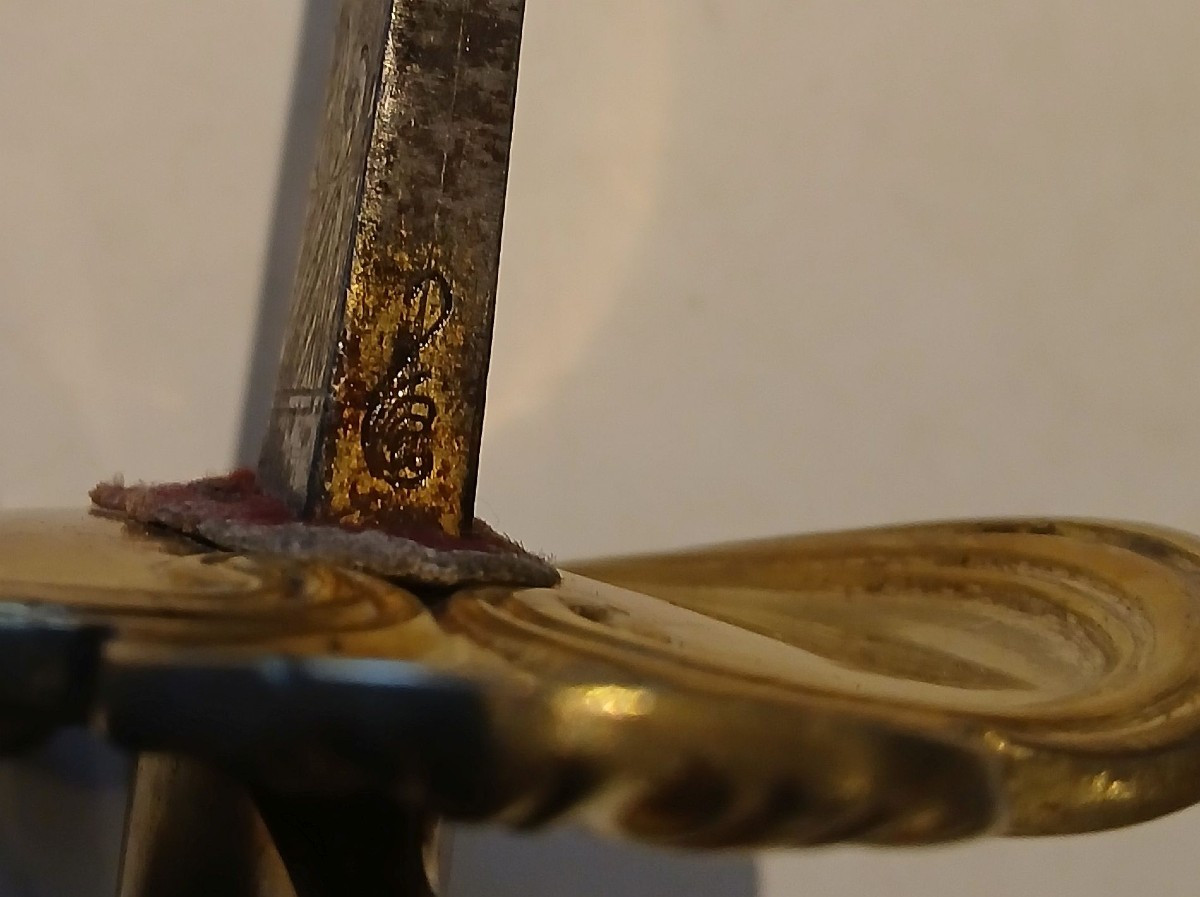 EPEE D' OFFICIER D' INFANTERIE ET DE CAVALERIE XVIII ème SIECLE modèle 1788-photo-2