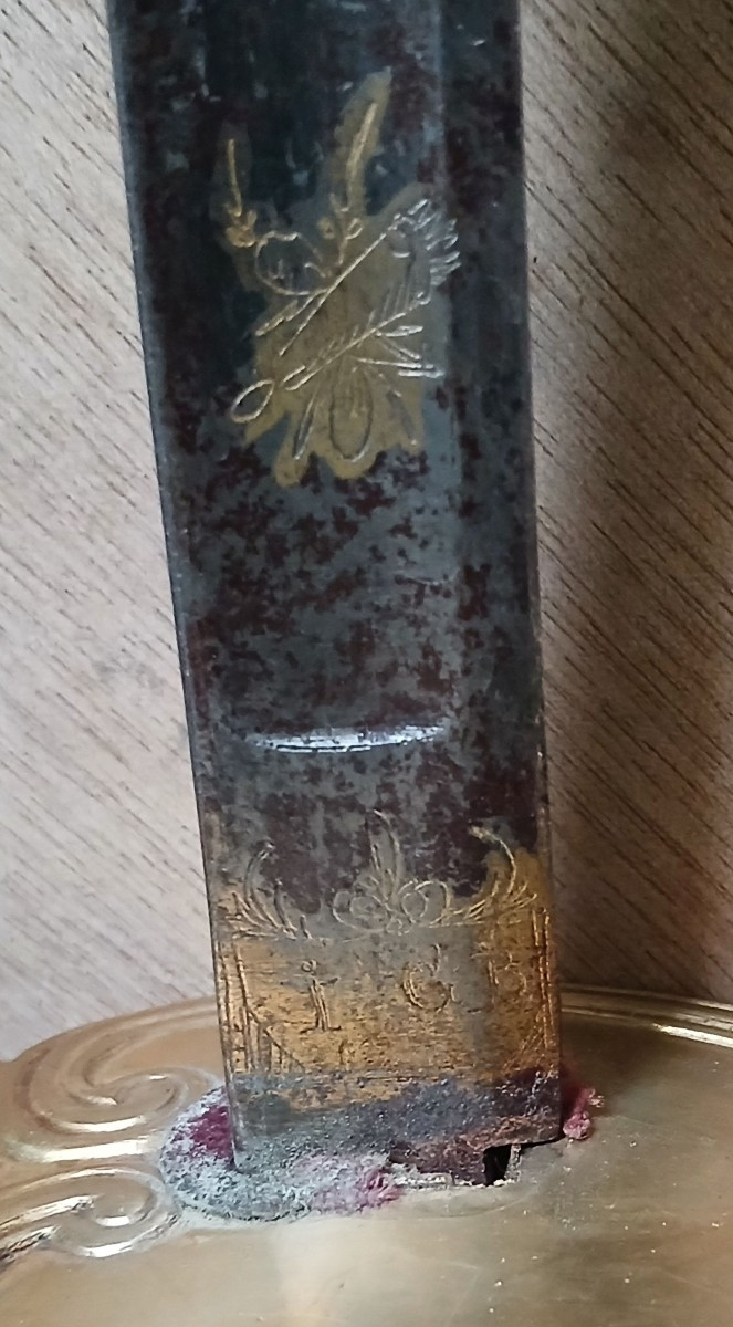 EPEE D' OFFICIER D' INFANTERIE ET DE CAVALERIE XVIII ème SIECLE modèle 1788-photo-3