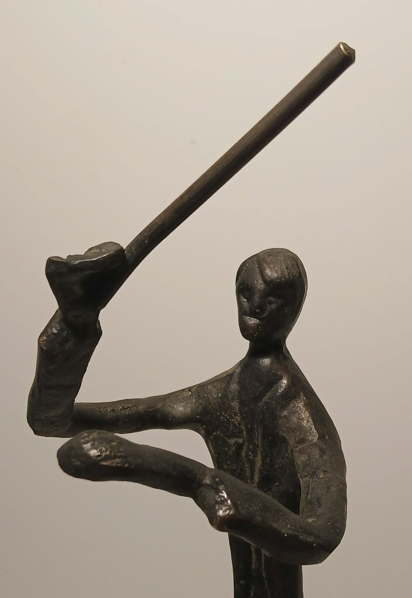 Bronze Musicians, Brutalism, Abstract, In The Spirit Of Alberto Giacometti-photo-5