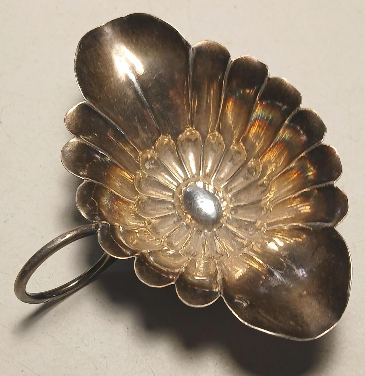 Solid Silver Baptismal Shell. 19th Century.-photo-4