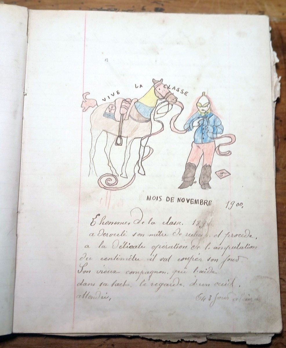 Joigny 1901. Book Of Songs And Poems By A Dragoon Of The 1st Regiment Of Joigny.-photo-3