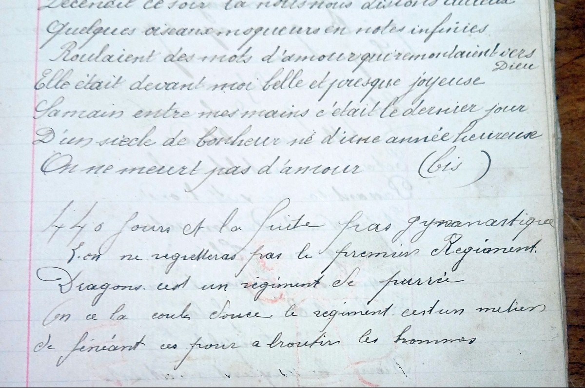 Joigny 1901. Book Of Songs And Poems By A Dragoon Of The 1st Regiment Of Joigny.-photo-4
