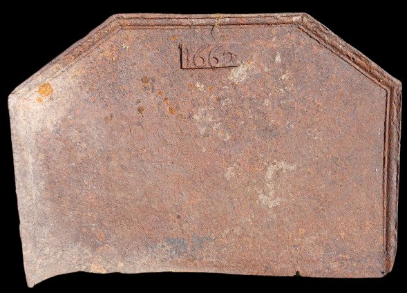Cast-iron Fireback, Dated 1662-photo-2