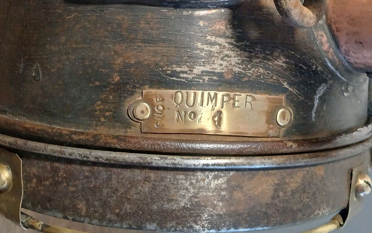 Sncf. Steam Locomotive. Quimper Depot. Headlight From The 1930s-photo-1
