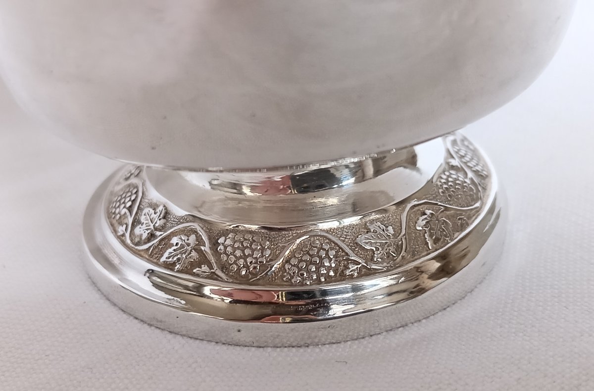 Timbale pied douche argent massif premier coq-photo-1