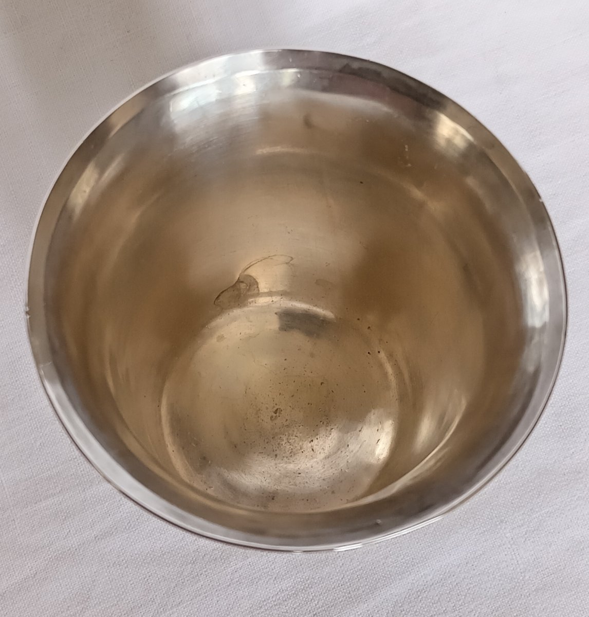 Timbale pied douche argent massif premier coq-photo-5