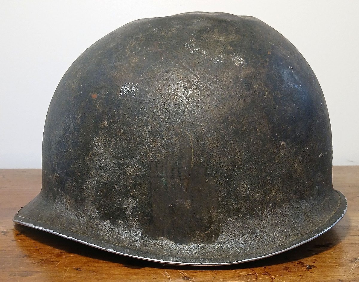 U.s. M1 Helmet. Wwii. Utah Beach. D-day. 1944-photo-2