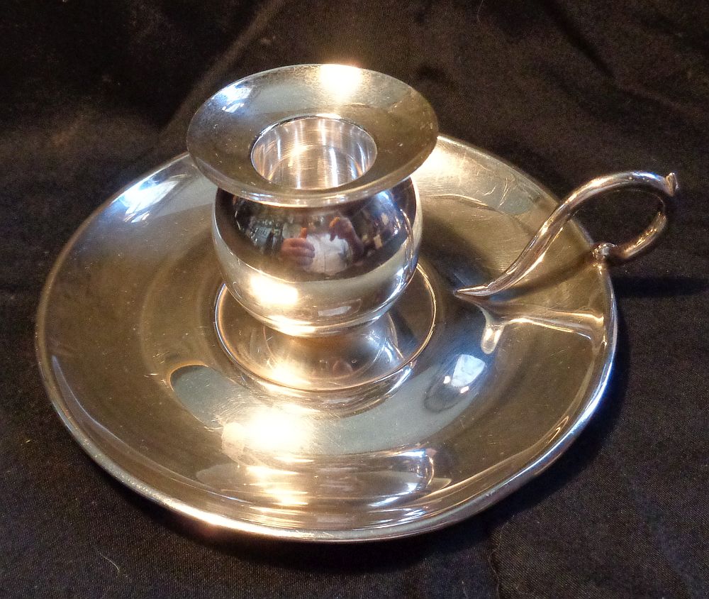 Pair Of Silver Candlestick.-photo-3