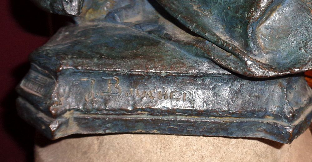 Bronze Statue Of Jean Boucher. Fra Angelico-photo-2