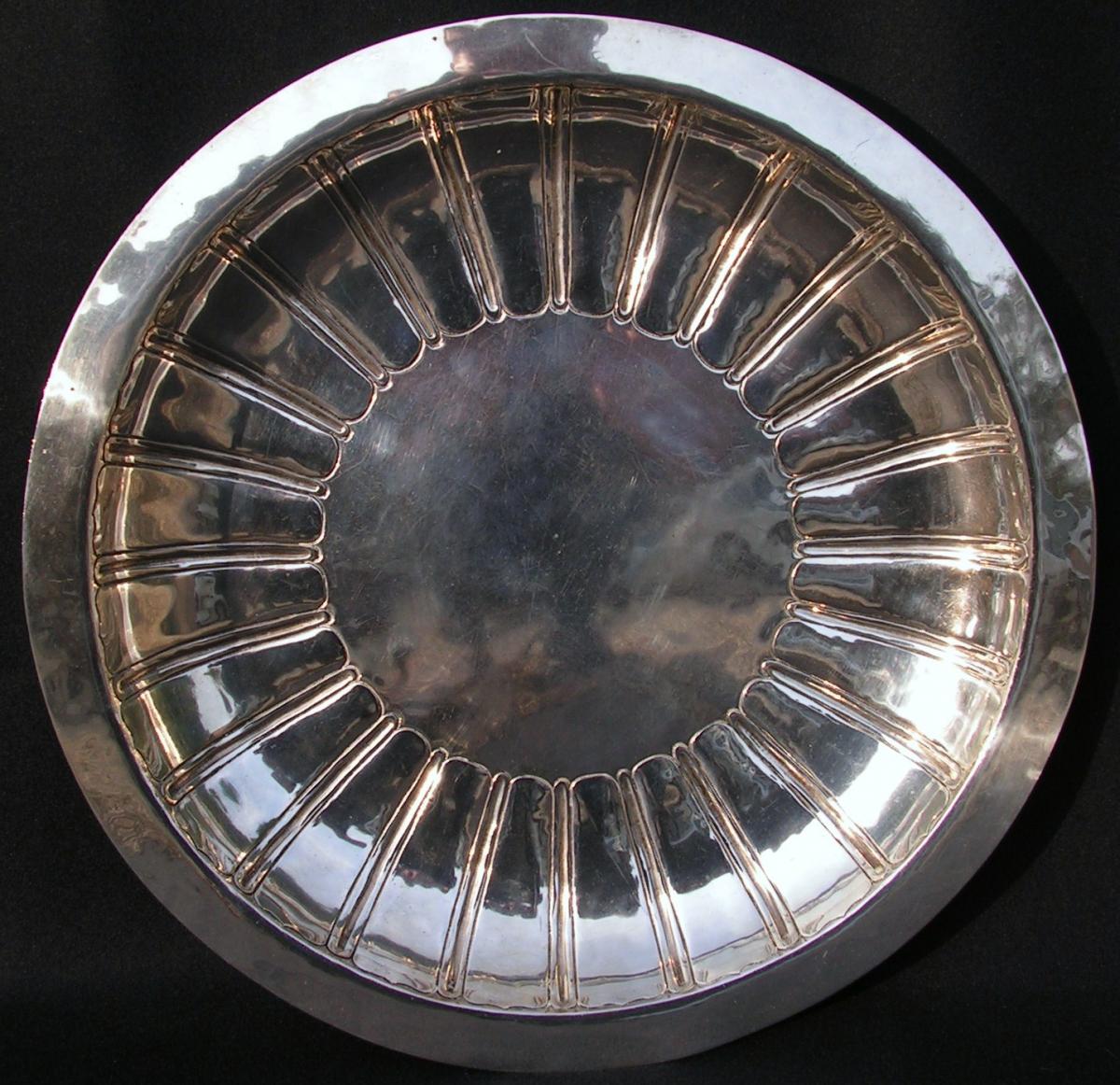 Mexican Solid Silver Dish, La Esmeralda