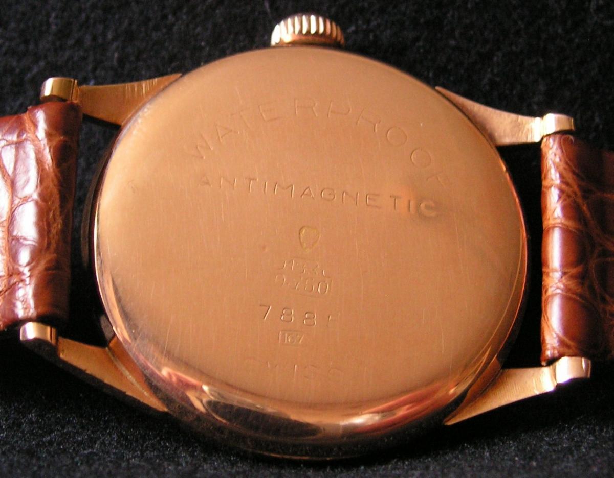 Lebanon Waterproof Incabloc Watch 18kt Gold 50s-photo-2