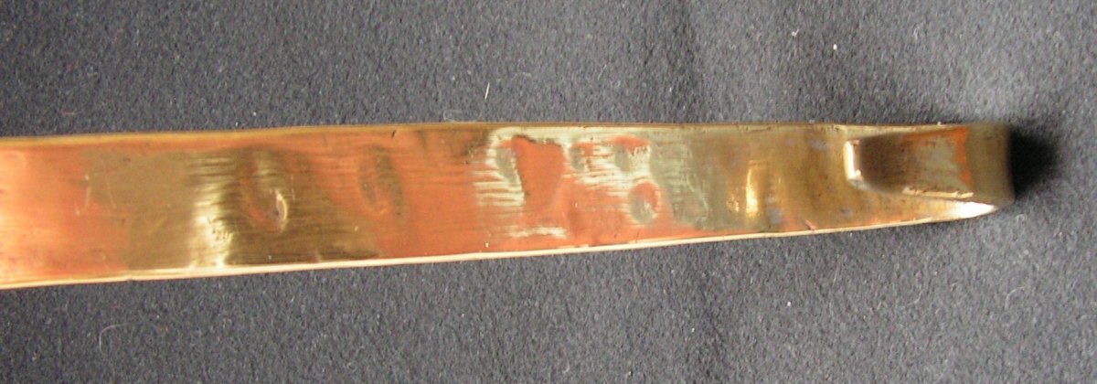 Ladle Brass R Crowned XVIII Century-photo-5