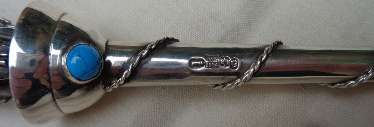 Yad/Etsba, Torah Pointer, Tora-Zeiger, Judaica. XIXéme siècle. יד - תורה-photo-7
