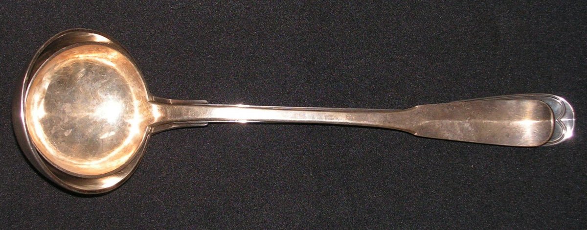 Gigantic Ladle Sterling Silver 327 G. Goldsmith Mahler Charles-salomon-photo-3