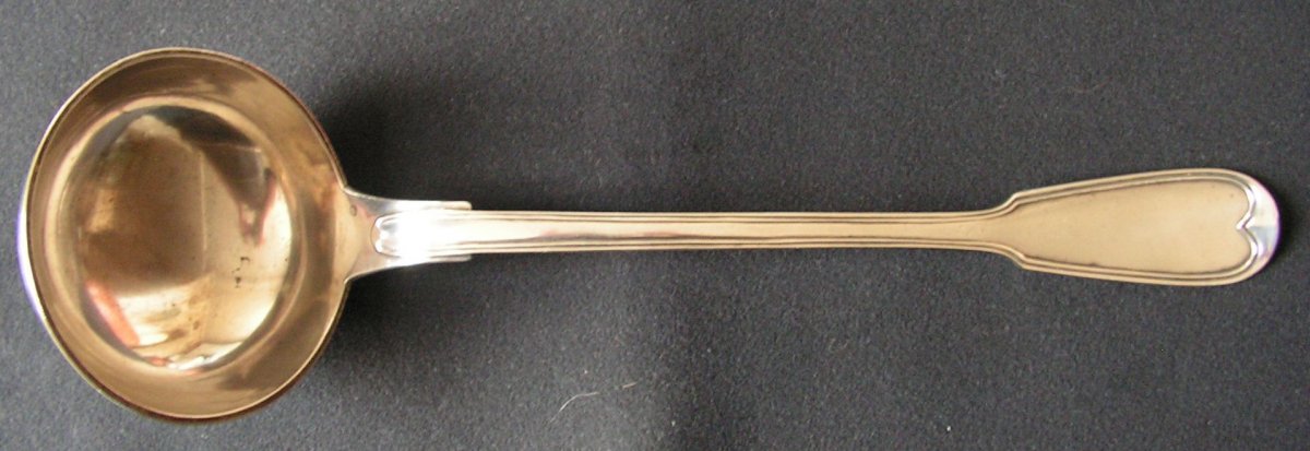 Gigantic Ladle Sterling Silver 327 G. Goldsmith Mahler Charles-salomon-photo-4