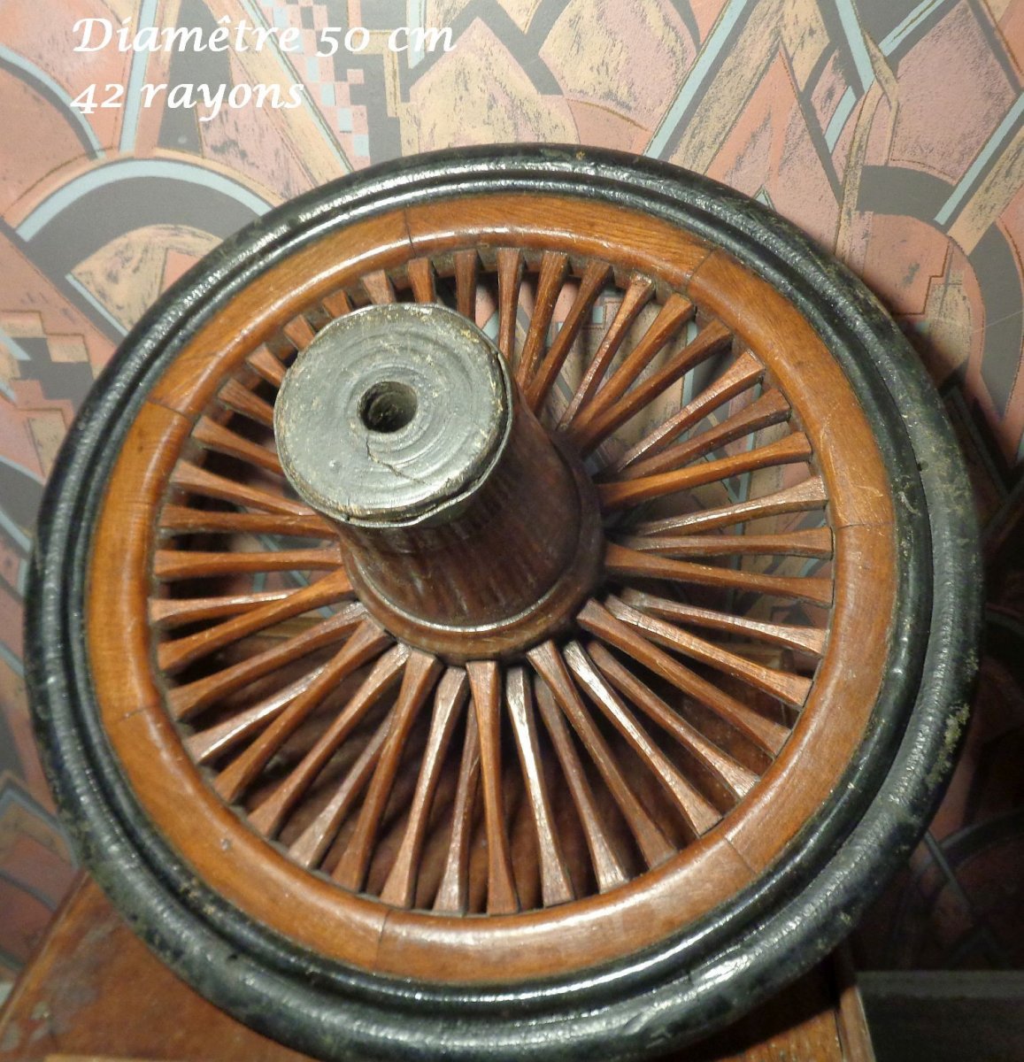 Rare Masterpiece By Compagnon Charron Said “hundred Spoke Wheel”-photo-4