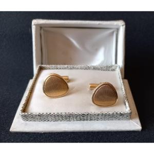 18kt Gold Cufflinks From The 1950s–1960s. Vintage