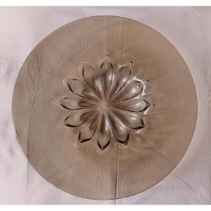 Large Bowl, Centerpiece, Daum, Lorraine Cross, Nancy, France, 1924–1938. Art Deco.