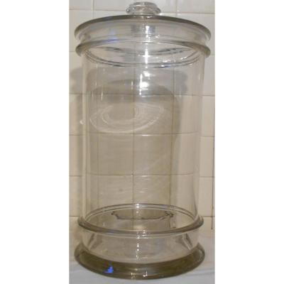 Large Blown Glass Pharmacy Jar