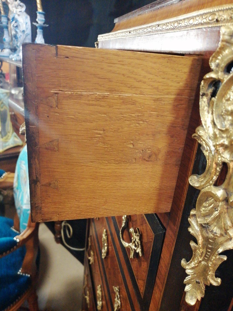 Small Secretary Forming Chiffonier Circa 1850-photo-2