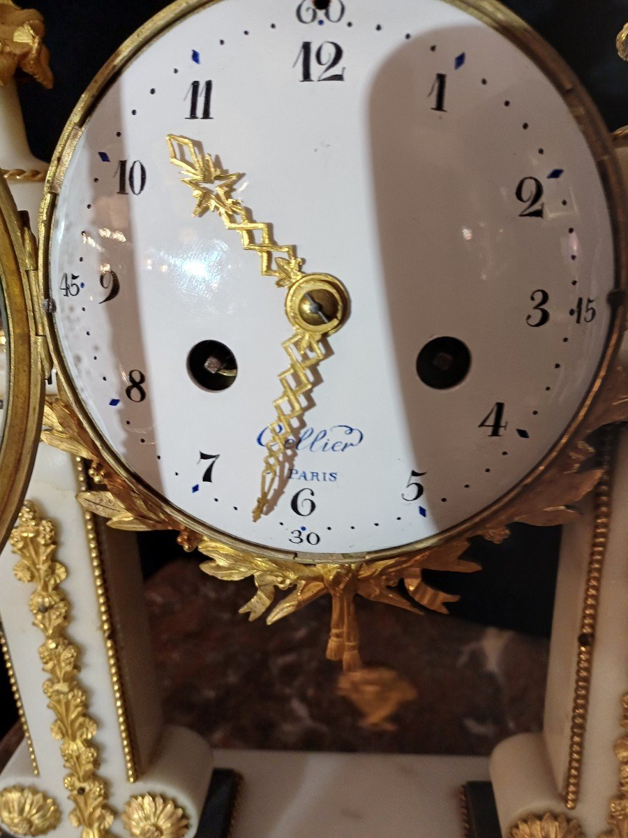 Louis 16 Period Portico Clock-photo-3