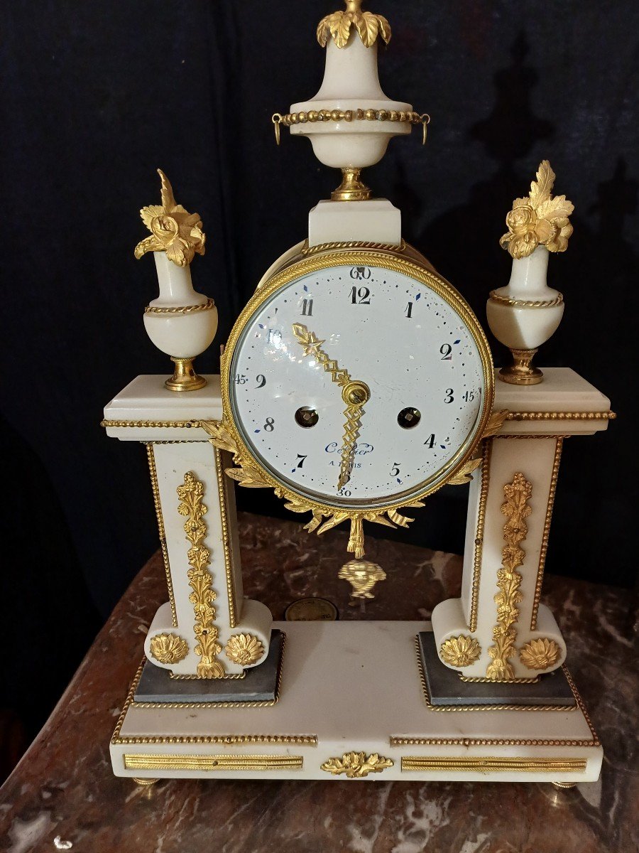 Louis 16 Period Portico Clock