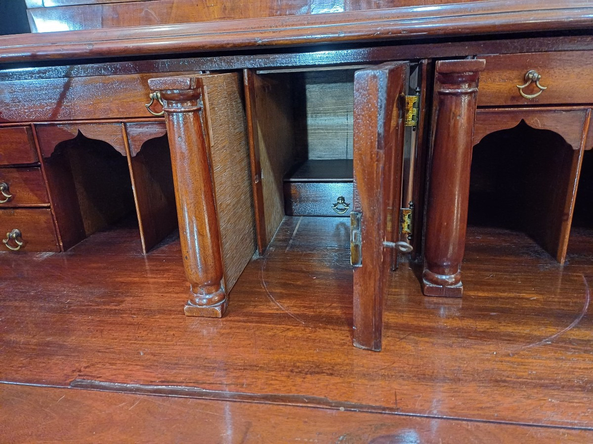 English Writing Desk, Mahogany, First Half 19th Century -photo-2