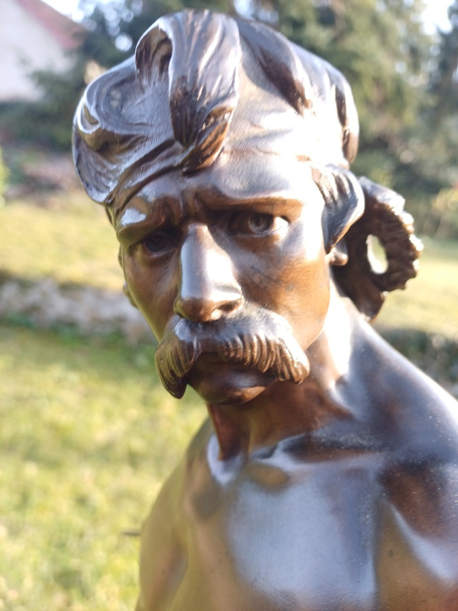 The Defense Of The Home (bronze, 62 Cm) By E. Boisseau (1842-1923)-photo-3